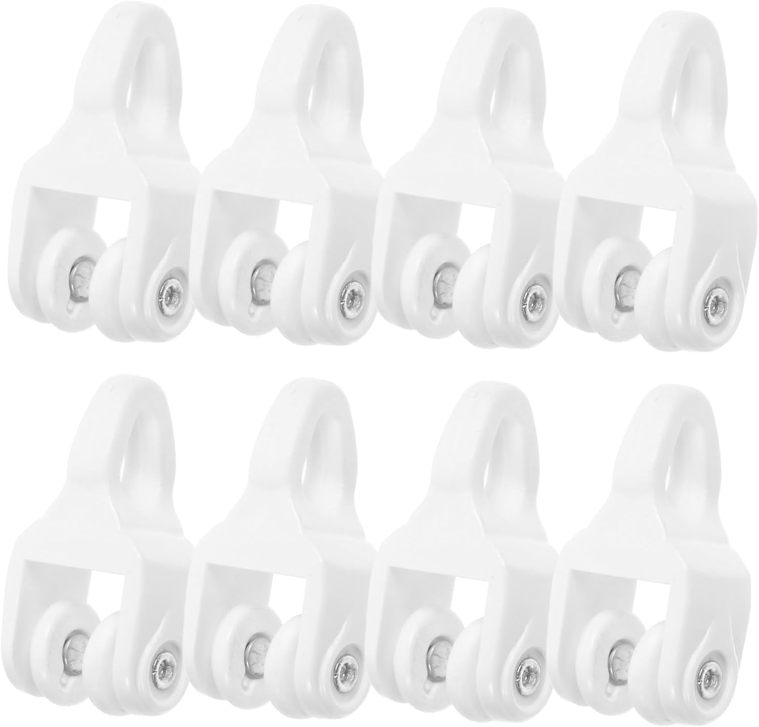 Curtain pulley, Curtain Track Accessories Set 30pcs Roller Hooks PVC Gliders Easy Install