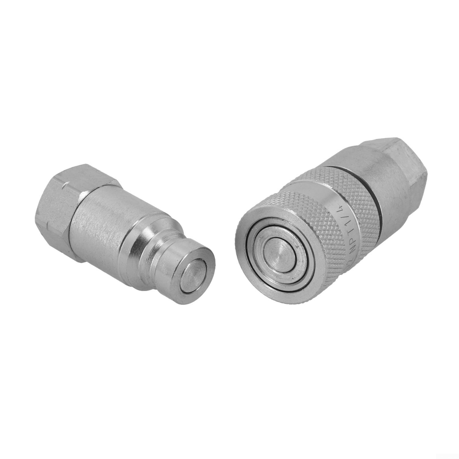 Für hydraulische BSP-Schnellverschlusskupplungen, ISO 16028-Standard, auslaufsicheres Design, verzinkter Stahl, Hochdruck-Flüssigkeitsrohrverschraubungen (NPT 1-4 Zoll)