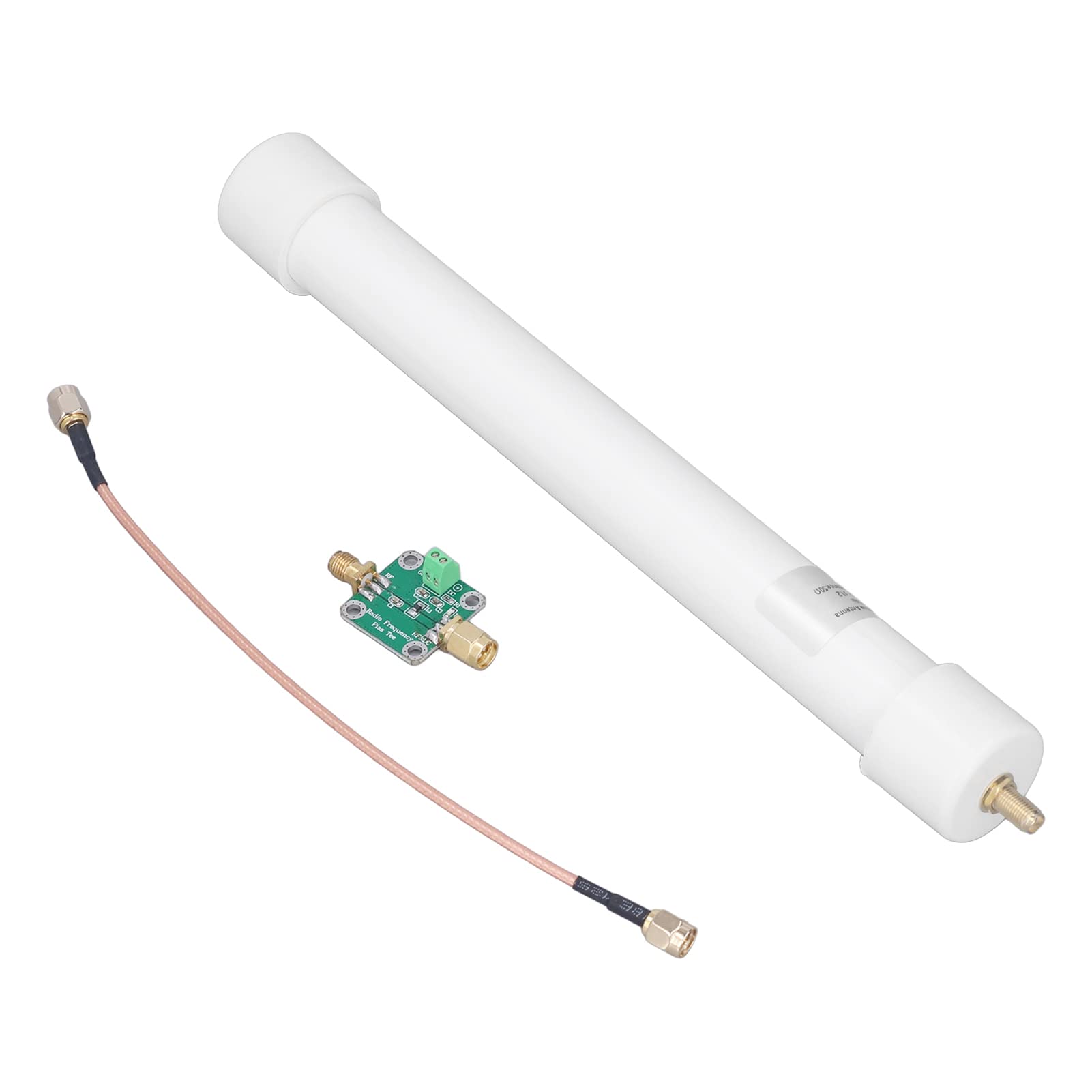 Antenna ADS-B 1090MHz Alto Guadagno 9dBi Omnidirezionale con Connettore SMA per Monitoraggio Aereo con Amplificatore Integrato per Utilizzo Interno