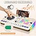 Toddler DJ Mixing Table, Kids Mixer Board with Turntable, Game Mode and Microphone, Gift for 3 4 5 6 Years Old Boys Girls - Baby DJ Set