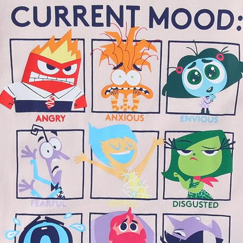 Disney Inside Out Girls Short Sleeve T-Shirt for Big Kids3