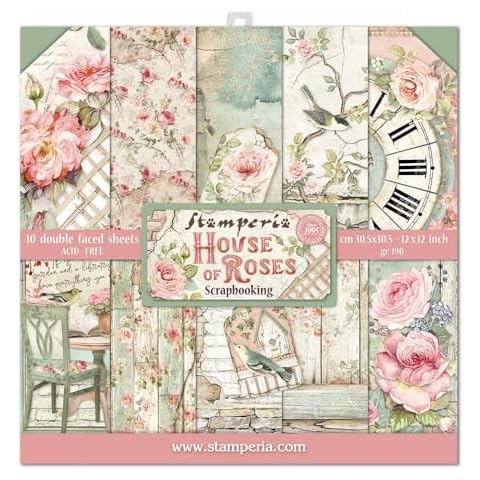 Stamperia House of Roses Paper Pad Cover