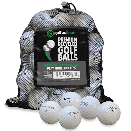GolfBall Nut - 48 Used Golf Balls – Recycled Store