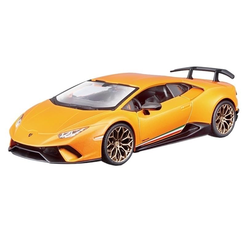 rohkao1:24 Alloy Force-Controlled car Model Color Box Packaging Made in China (Size : Metallic Orange)