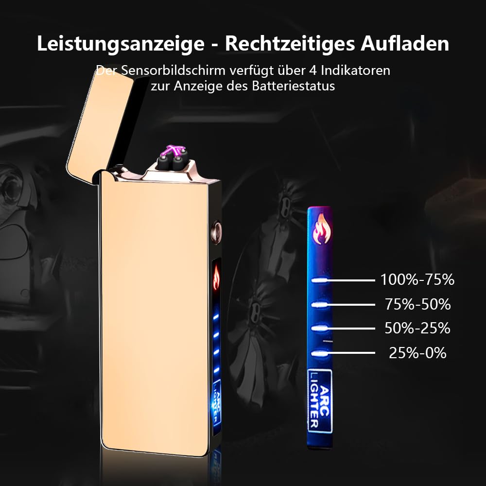 Elektrische plasma aansteker op USB met flexibele hals