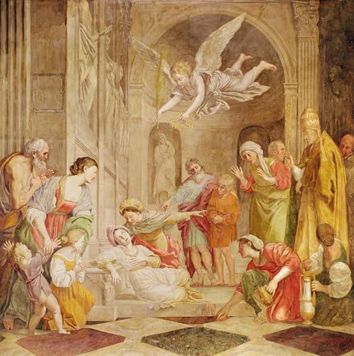 Moderne Art Murale la Mort de sainte Cécile Toile 60x90
