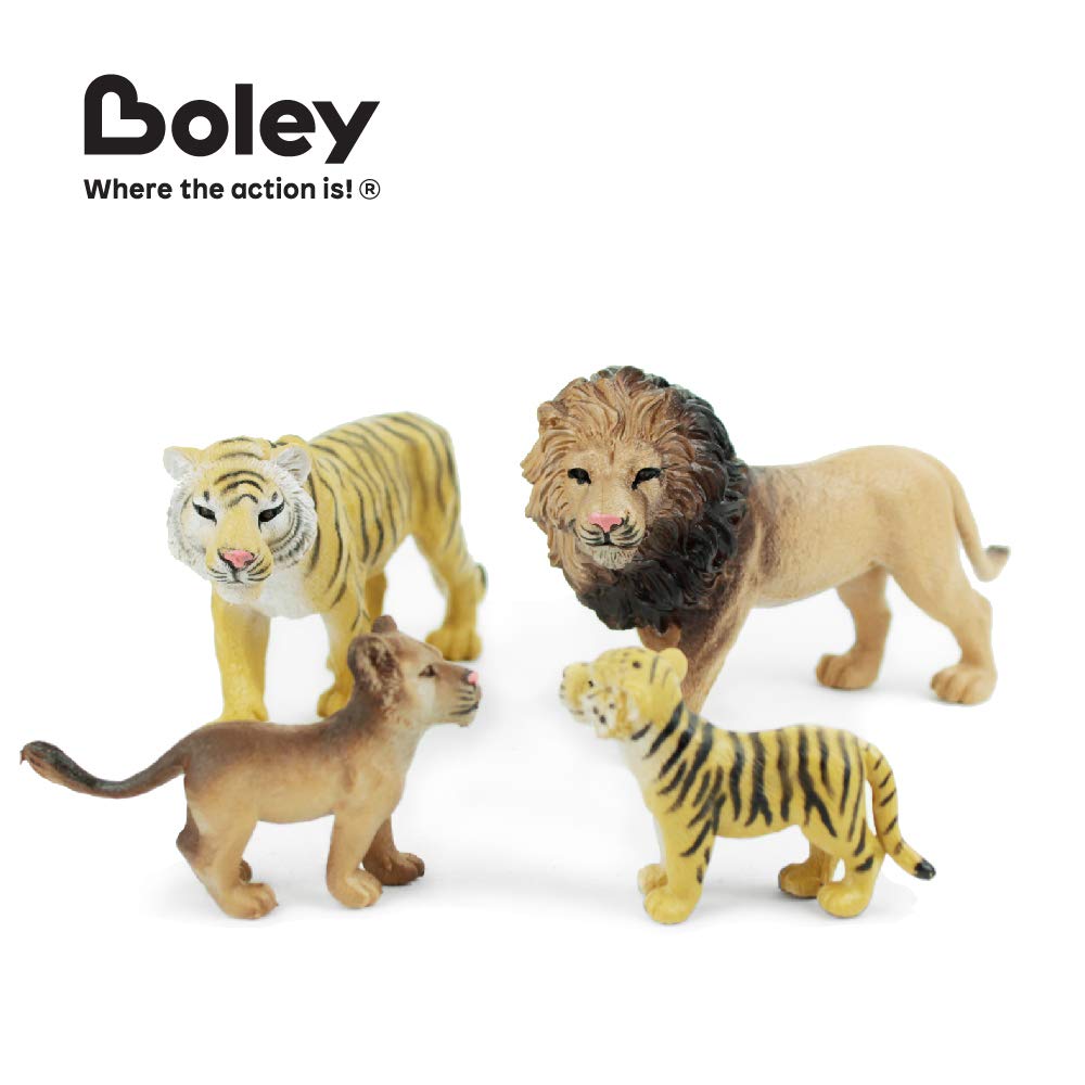 Boley 12 Piece Safari Animal Set Different Varieties of Zoo Animals