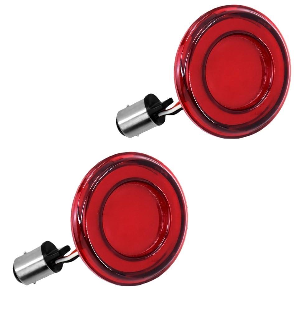 Luz giro delantera para softail dyna indicador conversion ruta 8