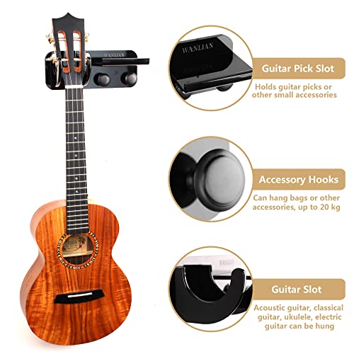 Support Mural Huitare,Support Guitare Polyvalent avec 2 Crochets,Compatible avec Tous Les Types de Tête, Guitare… - Les Beatles, Paul McCartney, John Lennon, RIngo Starr, George Harrison Support Mural Huitare,Support Guitare Polyvalent avec 2 Crochets,Compatible avec Tous Les Types de Tête, Guitare… – Image 5