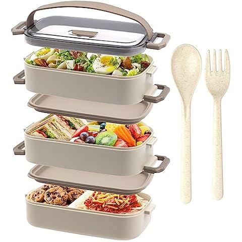 OITUGG Lunch Box 3 Couches 2200ml Cover