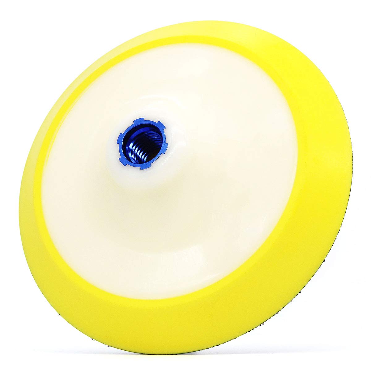 1 Inch- 7 Inch Backing Pads with Hook and Loop, 5/8-11 Thread, 5/8"-11 to 3/8" Adapter for Polishing Sanding Buffing Pads