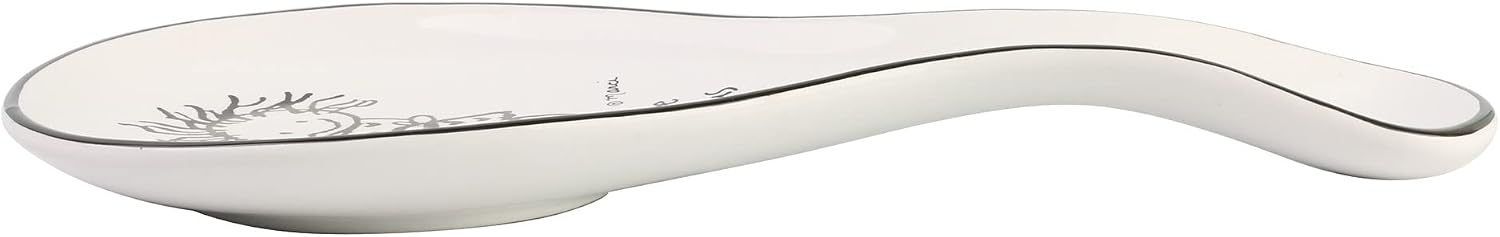 Enesco 6006425 Children of the Inner Light Friends Precious Moments Utensil Holder Spoon Rest, 9 Inch by 5 Inch, White