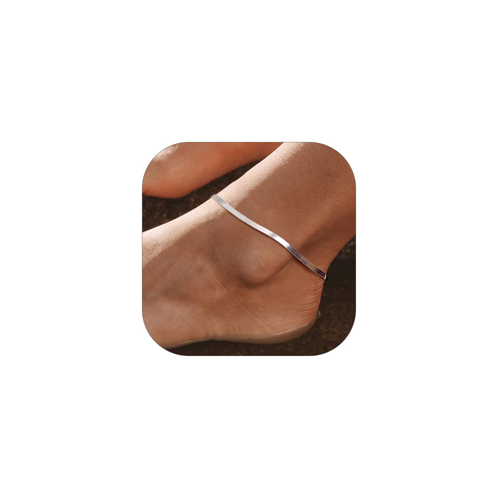 PROSILVER Adjustable Anklet