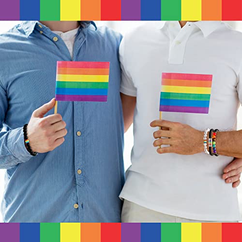 Sureio Pulseras Orgullo LGBT Rainbow x6 miniatura 6