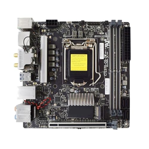 C7Z370-CG-IW Motherboard Support I7-8700K I5-8600K I3-8300 CPU 2×DDR4 32GB M.2 NVME Z370 Mini-ITX Board, Accessories