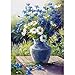 Produktbild Diamant Painting Bilder groß,Blaue Blume 5D Diamond Painting,Diamant Painting Erwachsene Kinder,DIY Diamond Painting Full Set,Kristall Stickerei Kunsthandwerk Wall Dekor Square Drill 50x70cmLZ-13642