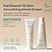 AXIS-Y Panthenol 10 Skin Smoothing Shield Cream - Daily Facial Moisturizer Barrier Cream for Long Lasting Hydration & Soothing - Vegan Korean Skin Care Face Lotion - 1.69 fl. oz.