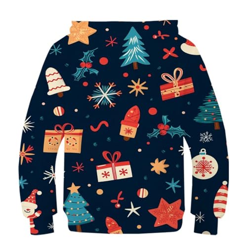 Pull sport casual pour enfants avec poches et sweat à capuchon 3D