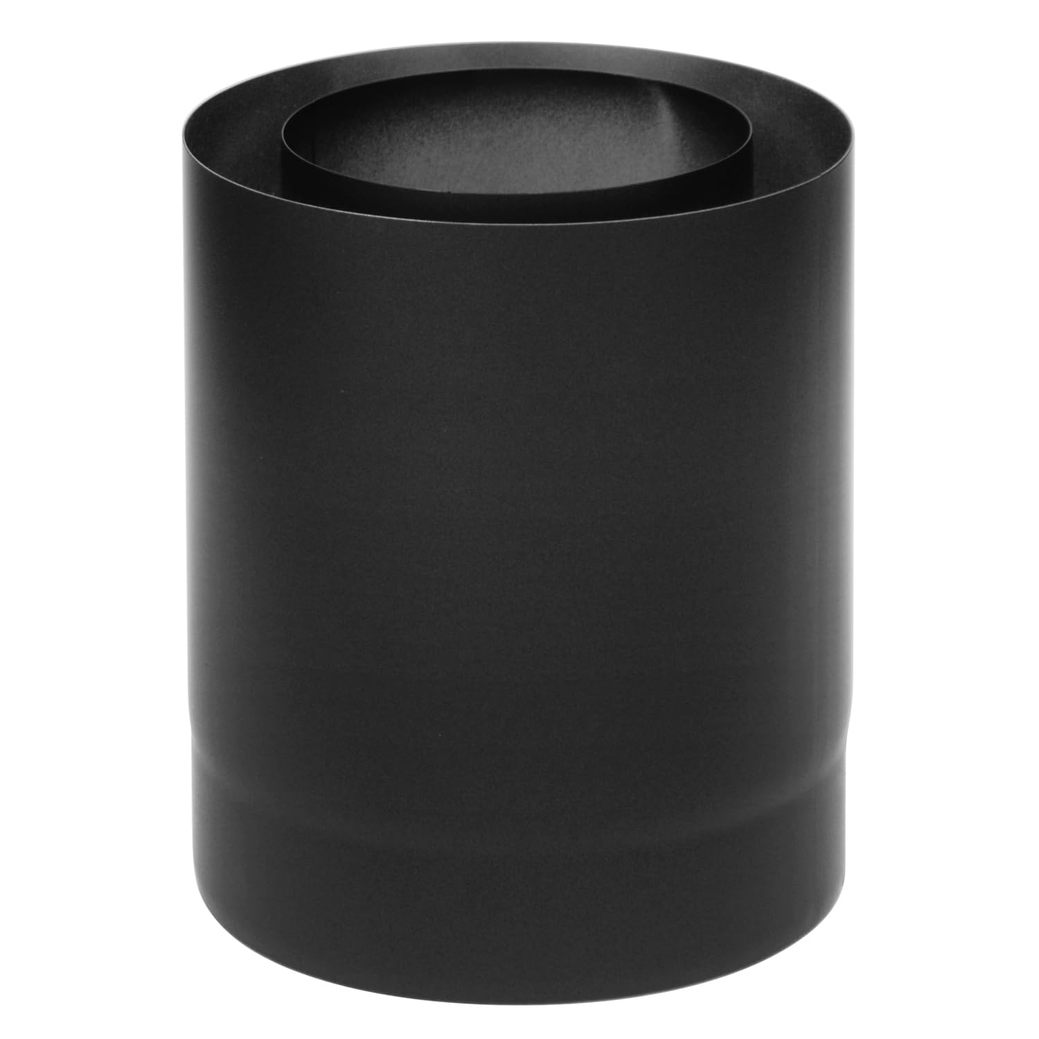 raik Rauchrohr/Ofenrohr Coltherm doppelwandig mit Isolierung Durchmesser 150 mm Länge 250 mm Stahlblech Schwarz SH30011487-sw