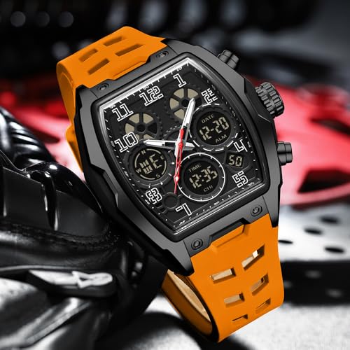 Montre homme compte à rebours et double temps résistant à l'eau - 2