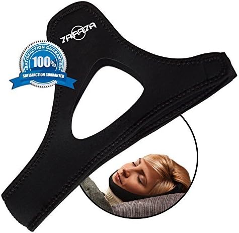 Stop Snoring - Chin Strap - by Zaraza |CPAP Anti Snore Adjustable Chinstrap - Natural Jaw and Chin Support Solution for Right Mouth Breathing -Straps that Helps Regain a Good High Quality Sleep