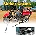 LIDSCURA 2Pcs 2-11082 Shifter Cable Replacement for Trailmaster Trail Wagon TW400 TW11 BD300 Chuck Wagon CW-11 CW-413 CW-265 Land Master LM400 Shift Cables LM650 UTV Go-Karts Parts and Accessories