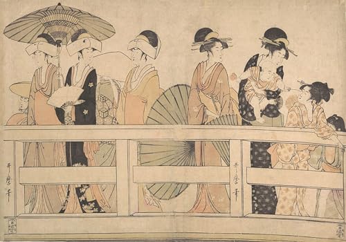 Poster Kitagawa Utamaro pour sublimer l'ambiance zen de votre salon avec élégance