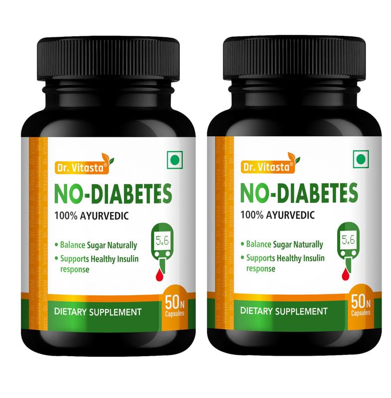 Diabetes Capsule | Ensure Diabetic Care | Ayurvedic Medicines for Sugar Control (50 Capsules – Pack of 2)