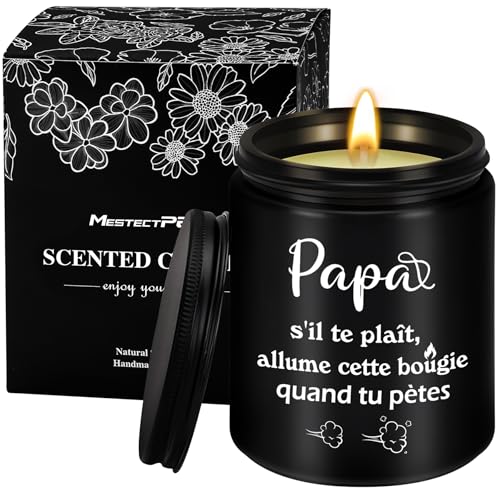 Idées Cadeau pour Papa, Bougies Parfumées Drôle pour...