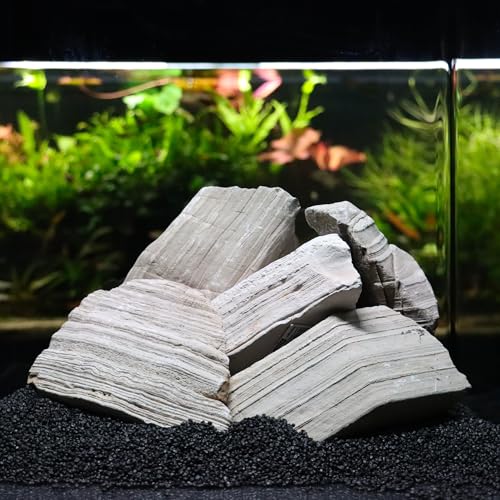 Roccia Thousand Layer Amtra calcaire naturel pour sculpter un paysage aquatique rocheux