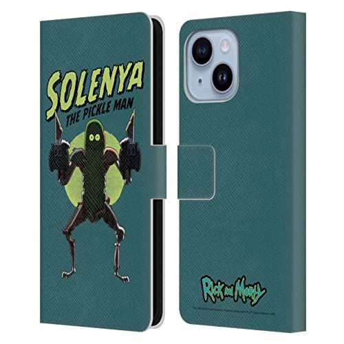 Housse Rick and Morty iPhone 14 Plus avec porte-cartes