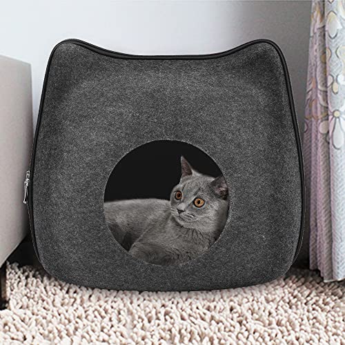 Mingzhe Cama de gato de caverna de gato de estimação Cama de gato para gatos gatinhos de estimação