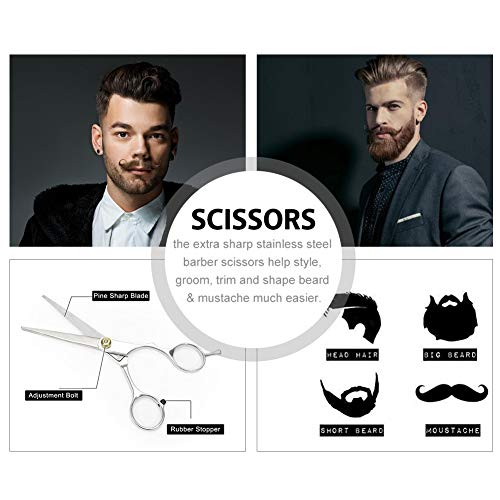 Set cera per barba, balsamo per olio per pane