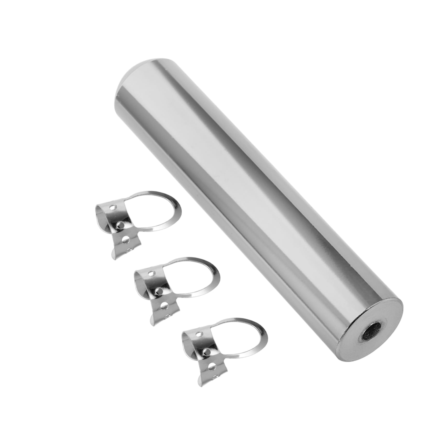 SUPVOX Electric Guitar Slide Stick Guitar Gadgets Guitar Gear Guitar Bar Slide for Guitar Slide Guitar Tube Guitar Finger Slide Guitar Slides for Acoustic Brass Guitar Slide Metal Silver