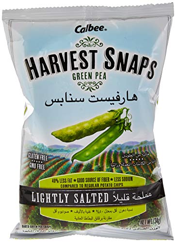 Harvest Snaps Green Pea Lightly Salt 34 Gm