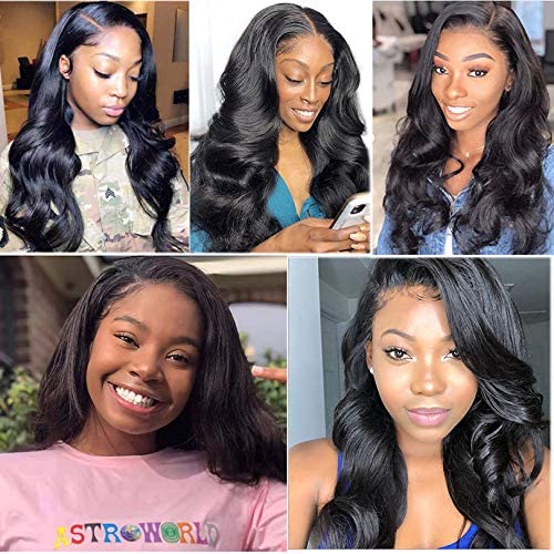 Nano Ring Hair Extensions Pre Bonded Natural Color Braziian Body Wave Mirco Ring Nano Human Hair Extensions For Women 1g/strand (10inch 100strands, Color #2)