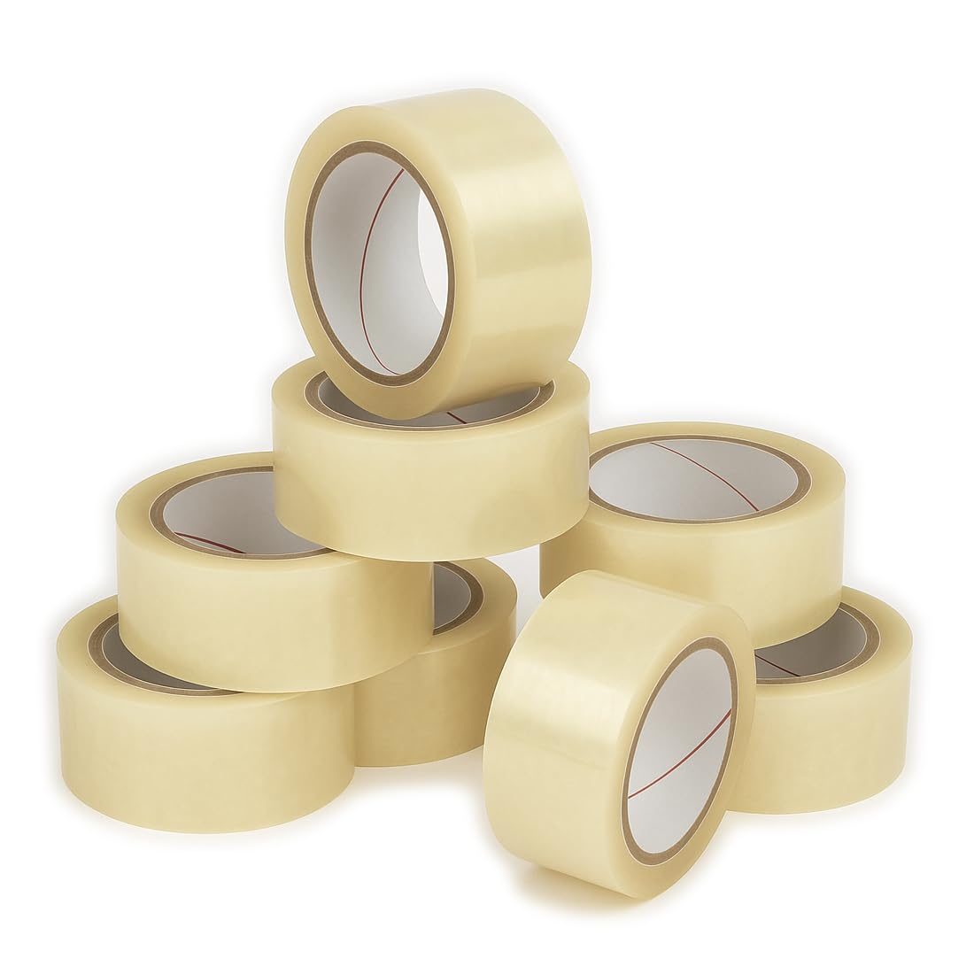Grande set di 72 rotoli di nastro adesivo da imballaggio economico (48 mm x 50 metri, trasparente)