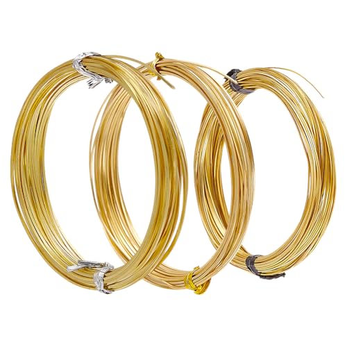 Fil de cuivre carré en laiton pour réparer et créer des bijoux sans glisser grâce à sa forme