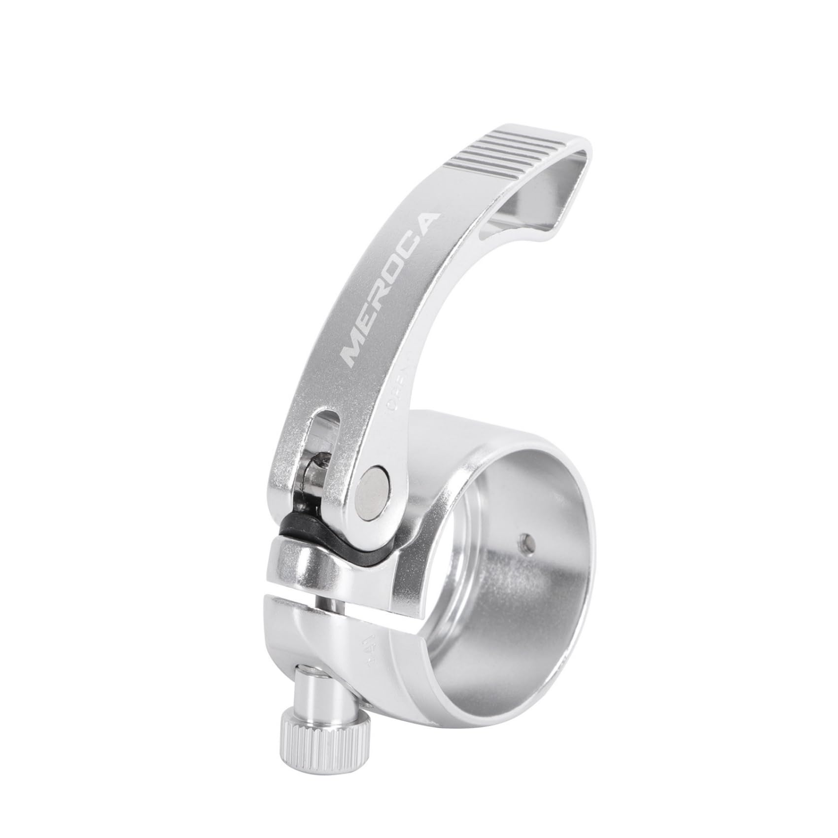 JKY 41 mm Quick Release Seatpost Clamp for 33.9 mm Folding Bike Post，Silver
