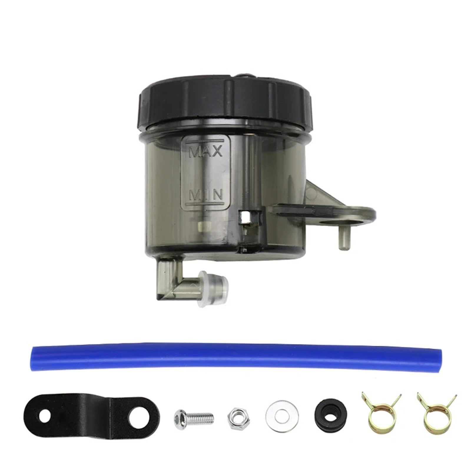 Hoqcszfup Grey Motorbike Brake Levers Brake Reservoir Universal Brake Reservoir Front Fluid Bottle Motorbike Main Clutch Oil Cup Fit For Lc150(Grey)