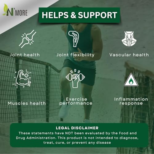 N'More Avocado Soybean Unsaponifiables Joint Health Supplement 400 mg, Non-GMO, Dairy, Gluten & Shellfish Free, 60 Day Supply, One Capsule Per Day - Image 5
