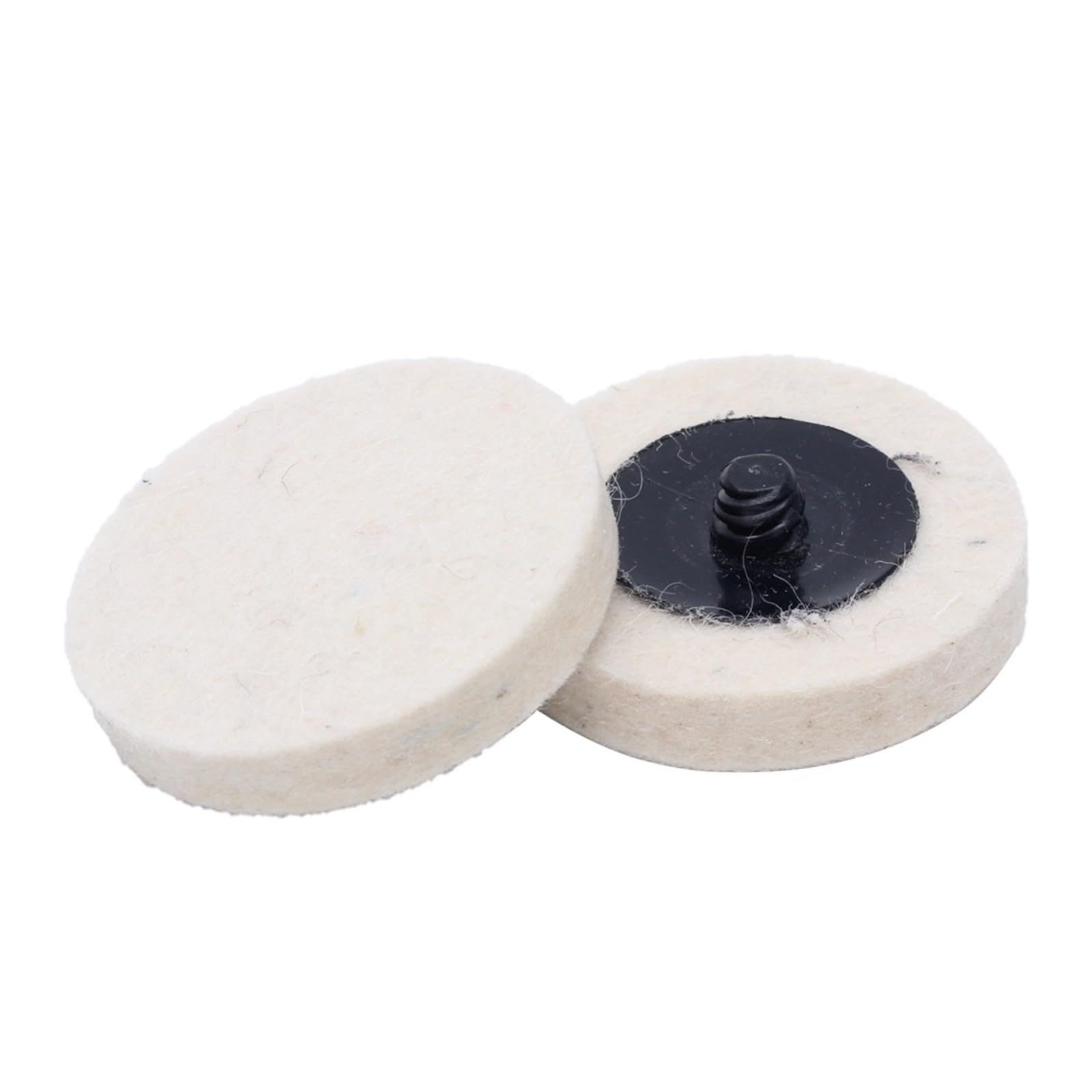 Polerująca tarcza szlifierki stołowej, 10 szt. 2" skompresowanych wełnianych tarcz polerskich QC 50 mm, polerujące tarcze polerskie, akcesoria do narzędzi ściernych