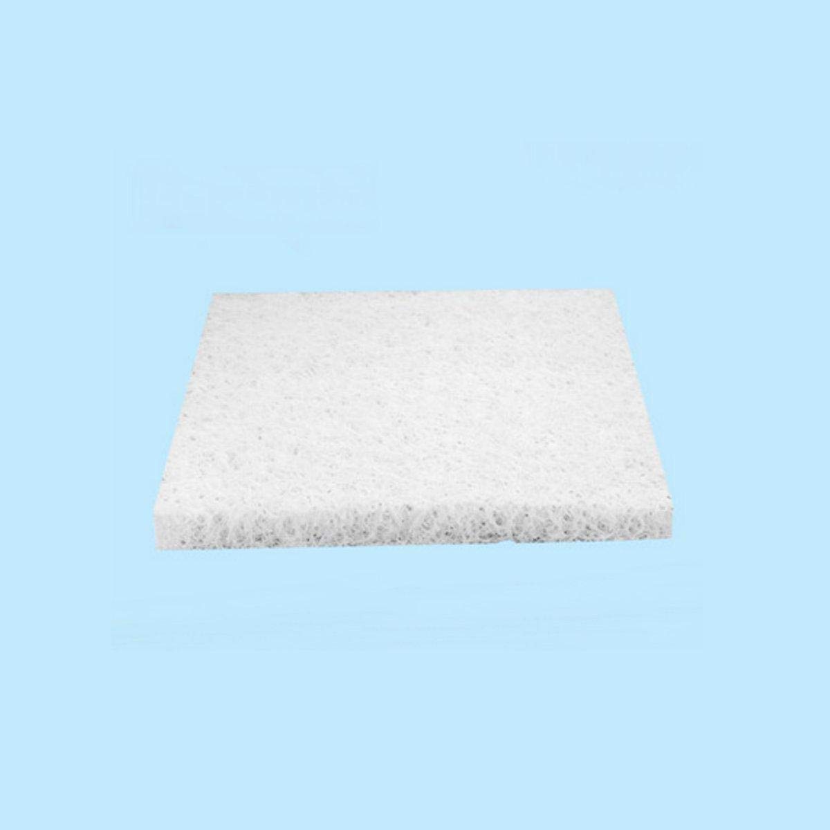50X50X4Cm Aquarium Biochemical Rattan Cotton Fish Tank Pond Filter Foam Sponge - bianco
