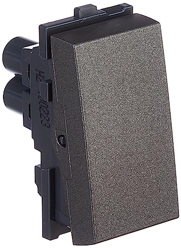 Image of Anchor by Panasonic Penta Modular Polycarbonate 1m 6AX 1-Way Switch (Black) (Pack of 5)