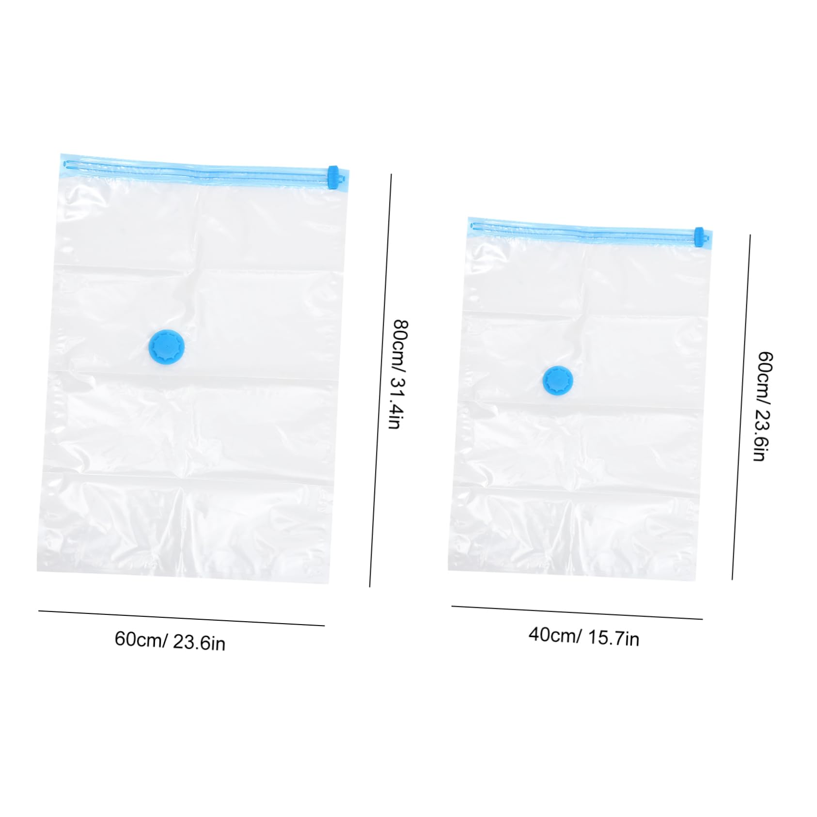 Levemolo 1 Set Vacuum Storage Bags Compression Packing Bags for Clothes Bedding and Pillows Space Saving Design with Hand Pump for Efficient Organization for Closets and Garages