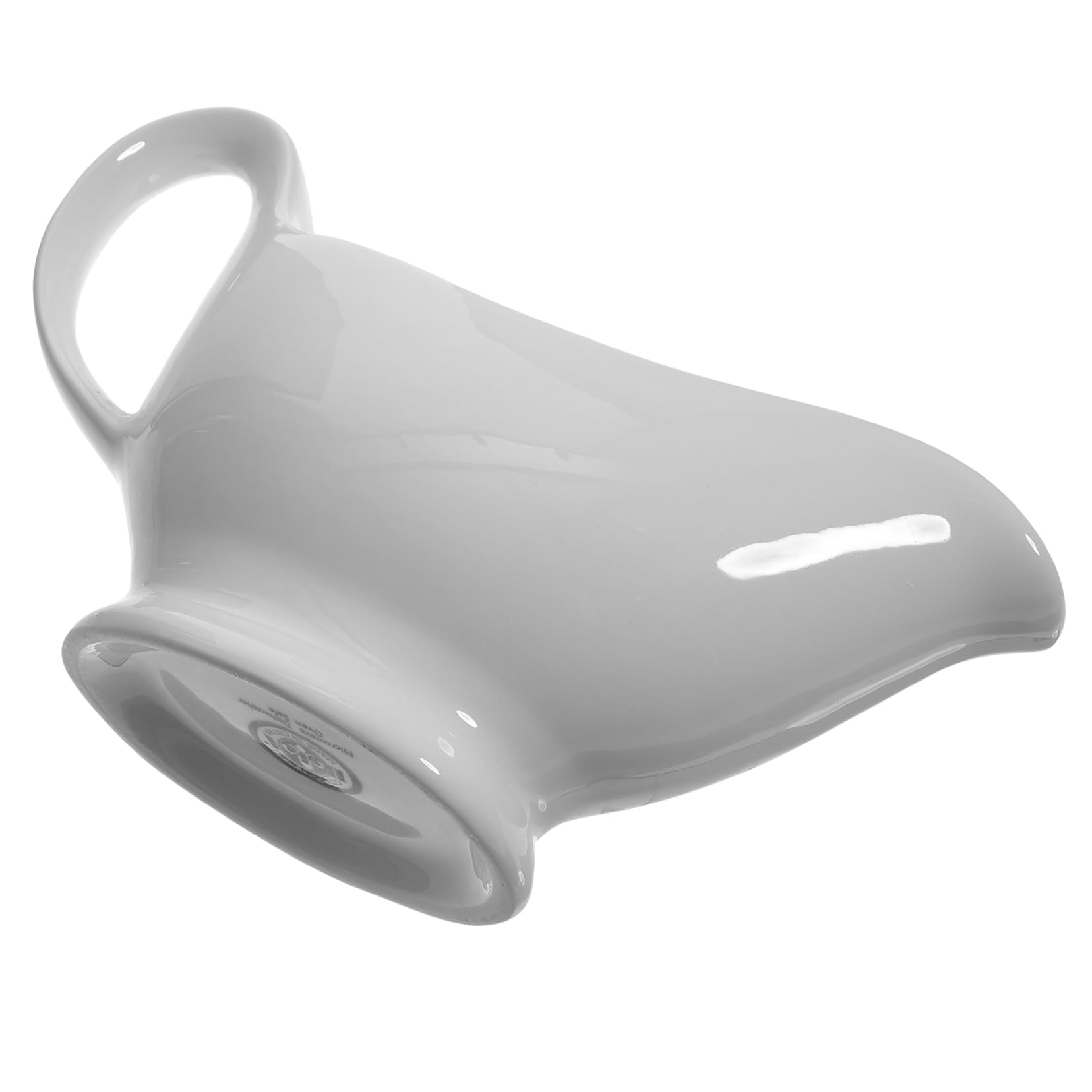 Cabilock Gravy Container Small Fancy Modern Porcelain Serving Shape Milk Boat Serve Sauce Syrup Pitcher Cream Sugar Dish Creamer Pitcher Syrup Container Condiment Bowl White Ceramics