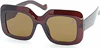 Óculos de Sol Feminino Polo London Club Quadrado Fashionista, Proteção UVA/UVB - Kit contém estojo