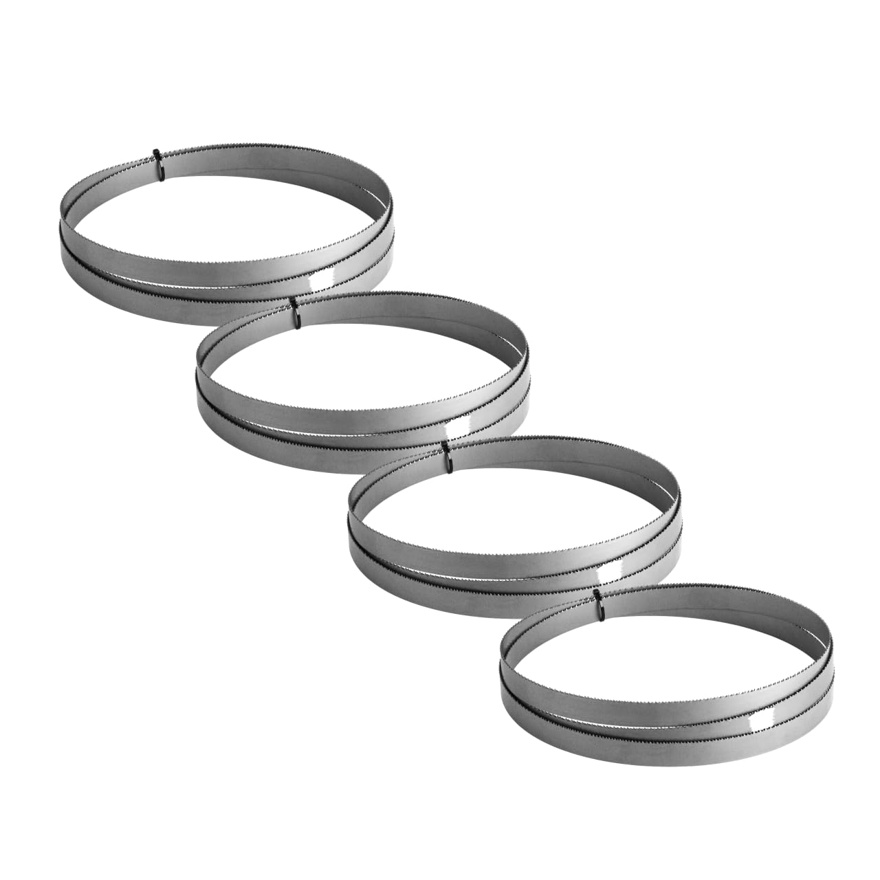 4er Set Bandsägeblatt Bi-Metall M42 1140 x 13 x 0,60 mm, Edelstahl, für Güde MBS 105 V, Bandsägeblatt Metallsägeblatt (10/14 Zähne pro Zoll)