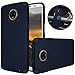 Moto Z3 Play Case, Dretal Shock-Absorption Armor Magnetic Anti-Slip Texture Protective Case Cover For Motorola Moto Z3 Play (Navy)