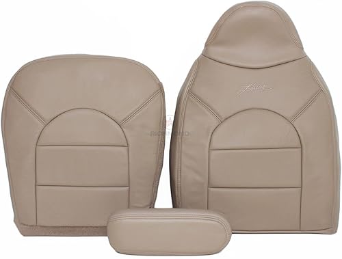 Richmond Auto Upholstery (Compatible con Ford F-250 Lariat 7.3 Power Stroke 2000 - Funda de asiento de cuero de repuesto completa para el lado del